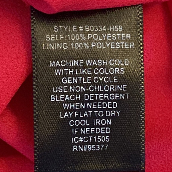 Sanctuary hot pink Origami shell top spaghetti strap Flowey women’s size small - Picture 4 of 4